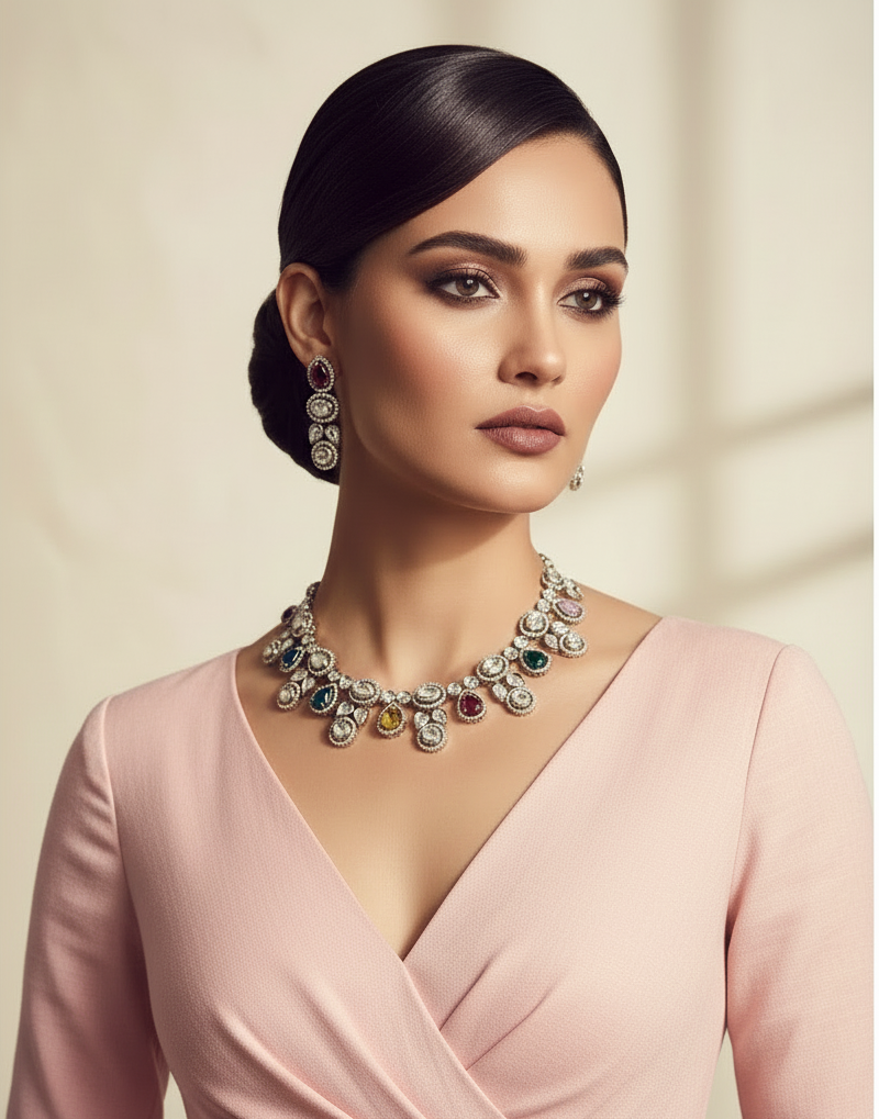 Statement necklace set