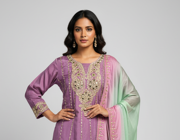 Indian partywear dhoti suit