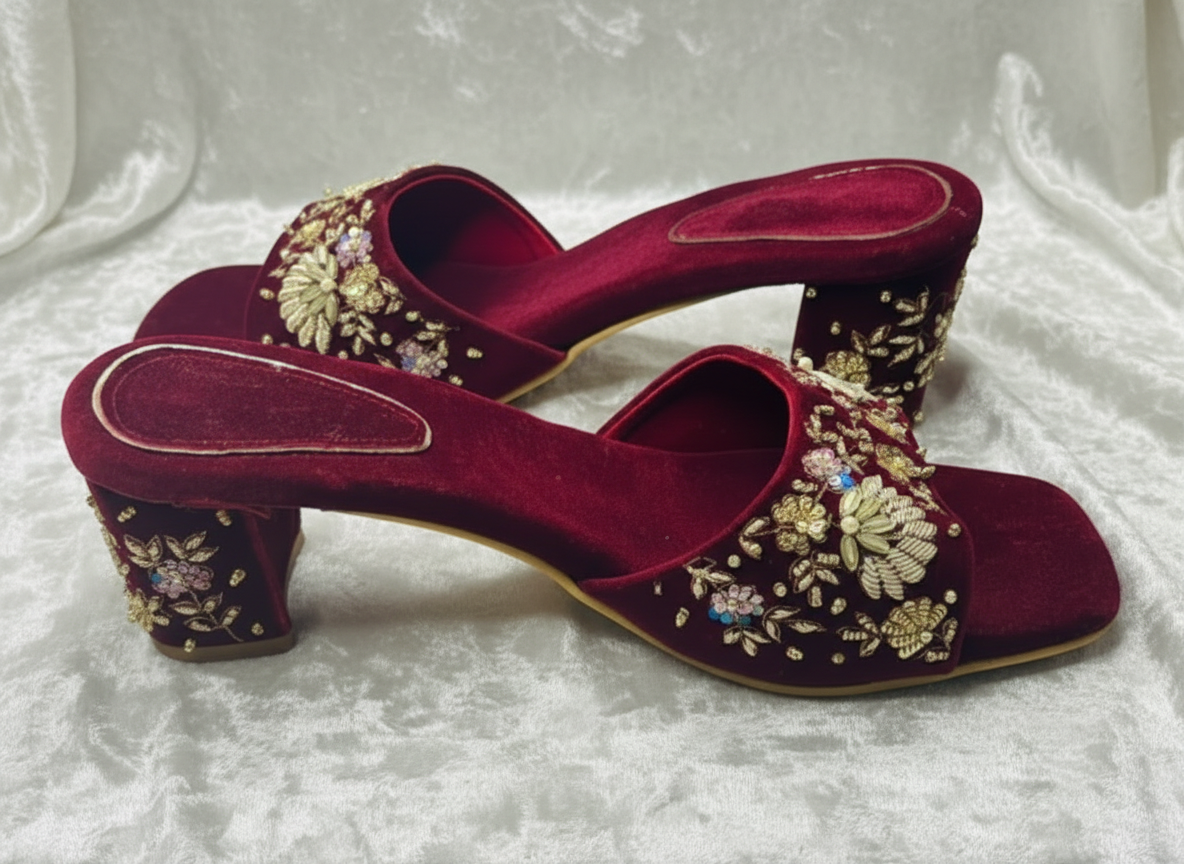 Punjabi jutti with heel