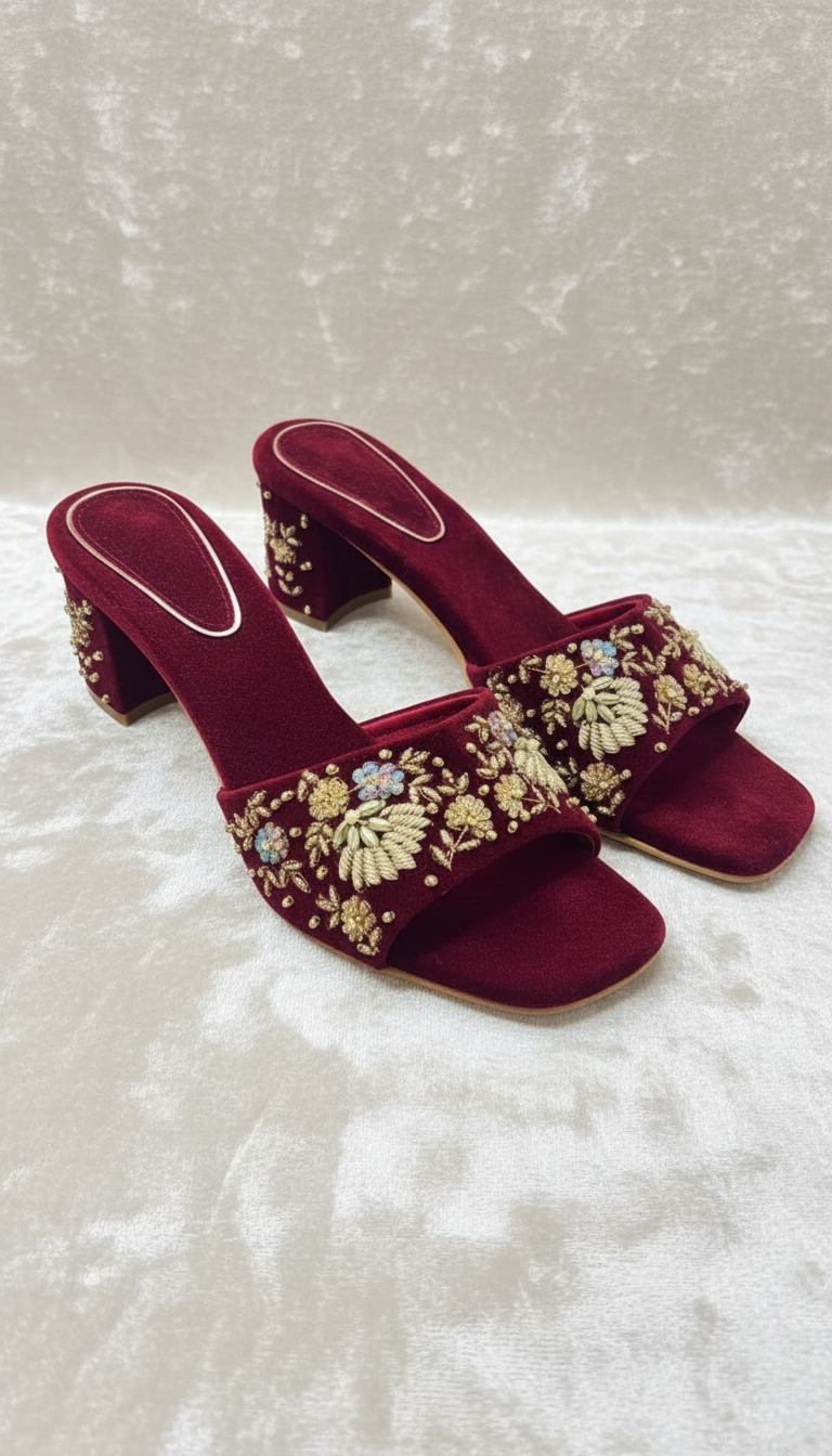 Punjabi jutti with heel