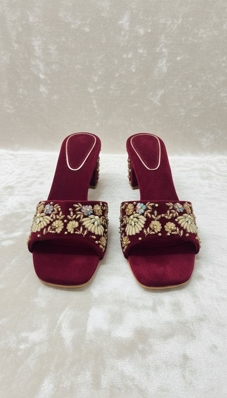 Punjabi jutti with heel