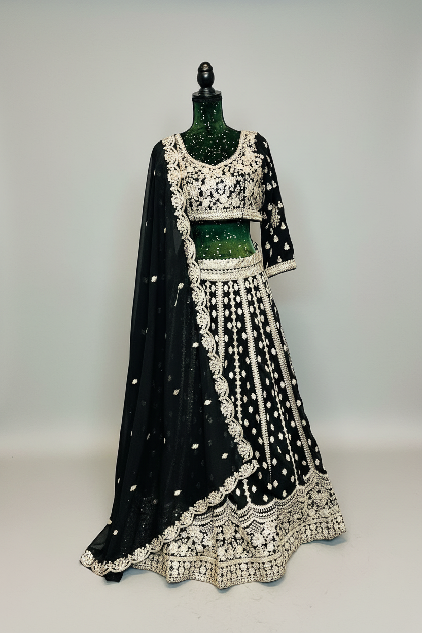 Beautiful girlish partywear lehnga Outfit