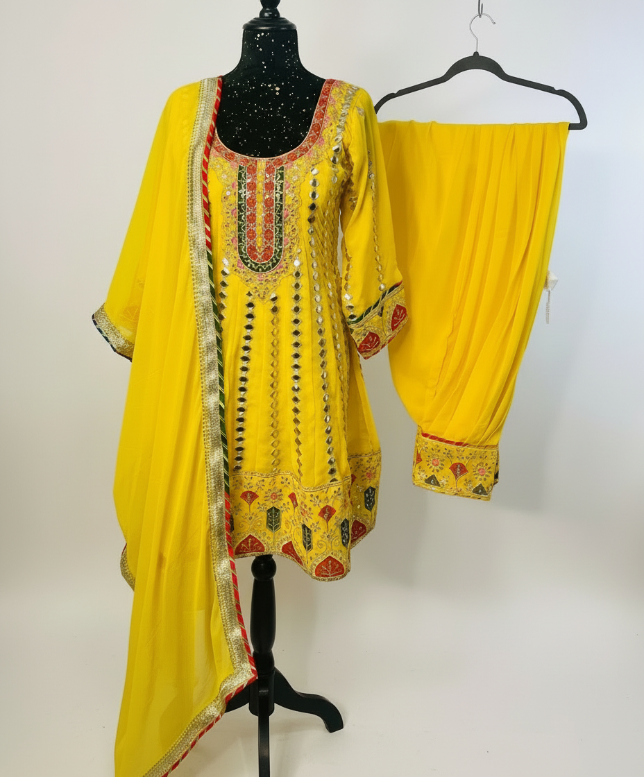 Afghani style salwar suit
