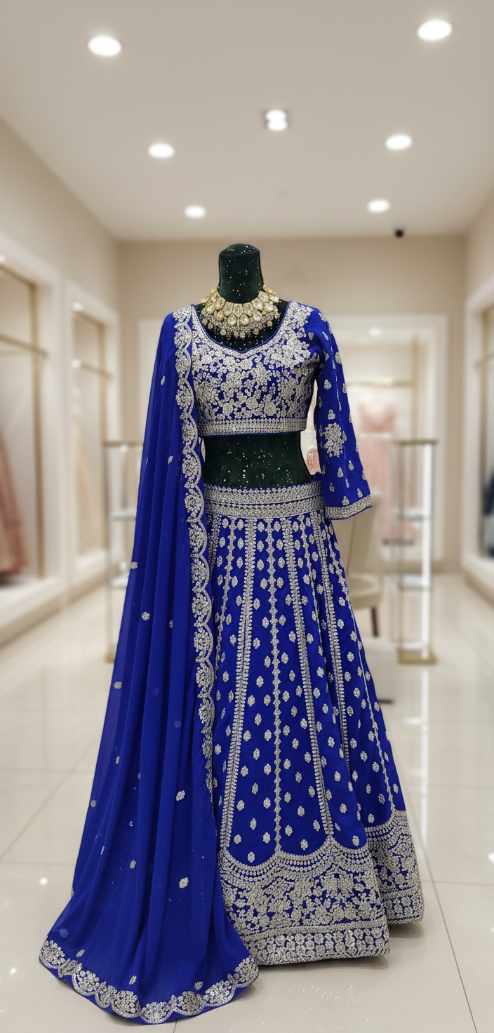 Beautiful girlish partywear lehnga Outfit