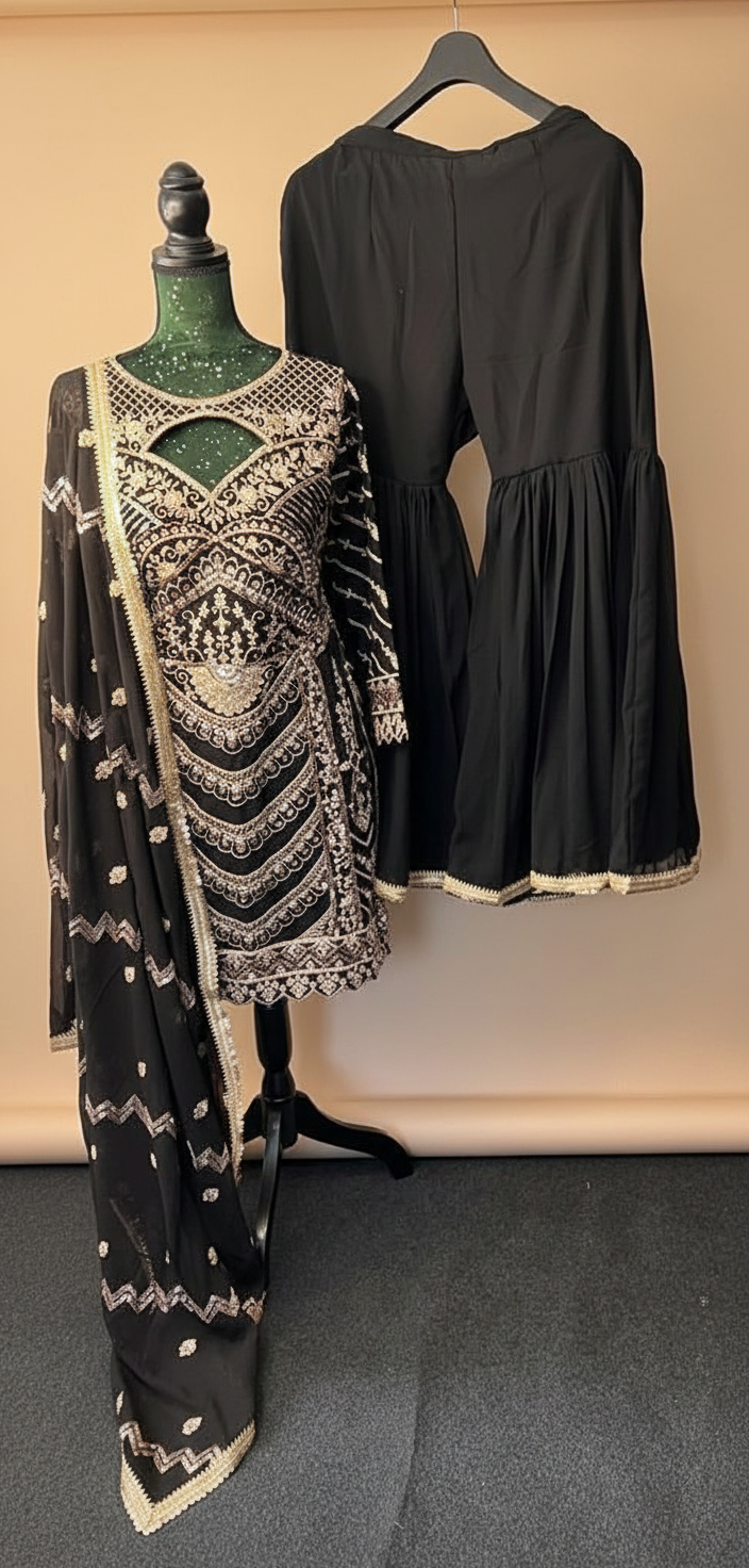 Partywear sharara suit