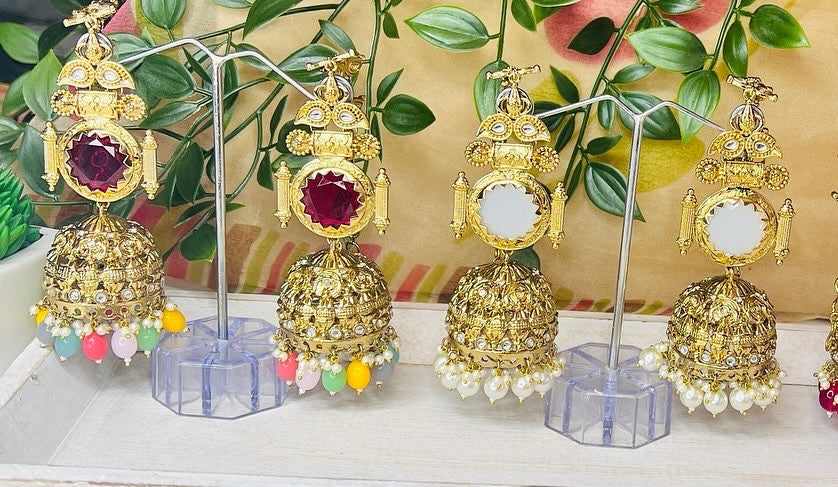 Earings with earings