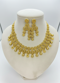 Goldplated necklace set