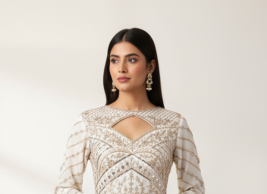 Partywear sharara suit