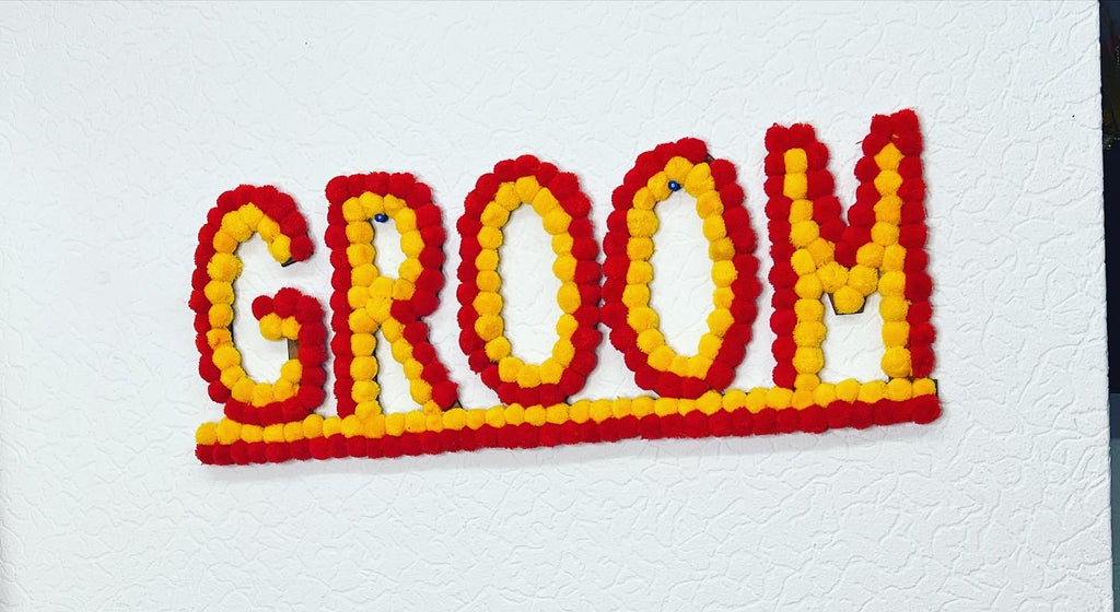 Beautiful wedding logo decoration