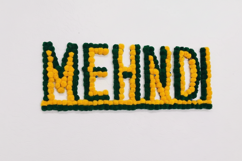 Beautiful wedding logo decoration