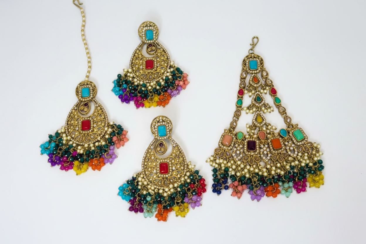 Necklace set with passa