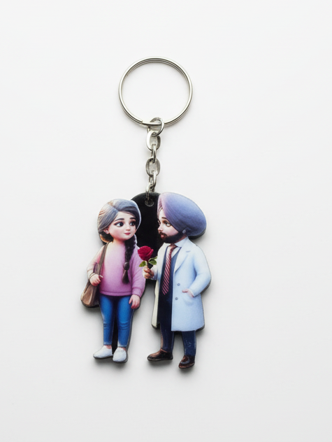Beautiful couple keychains