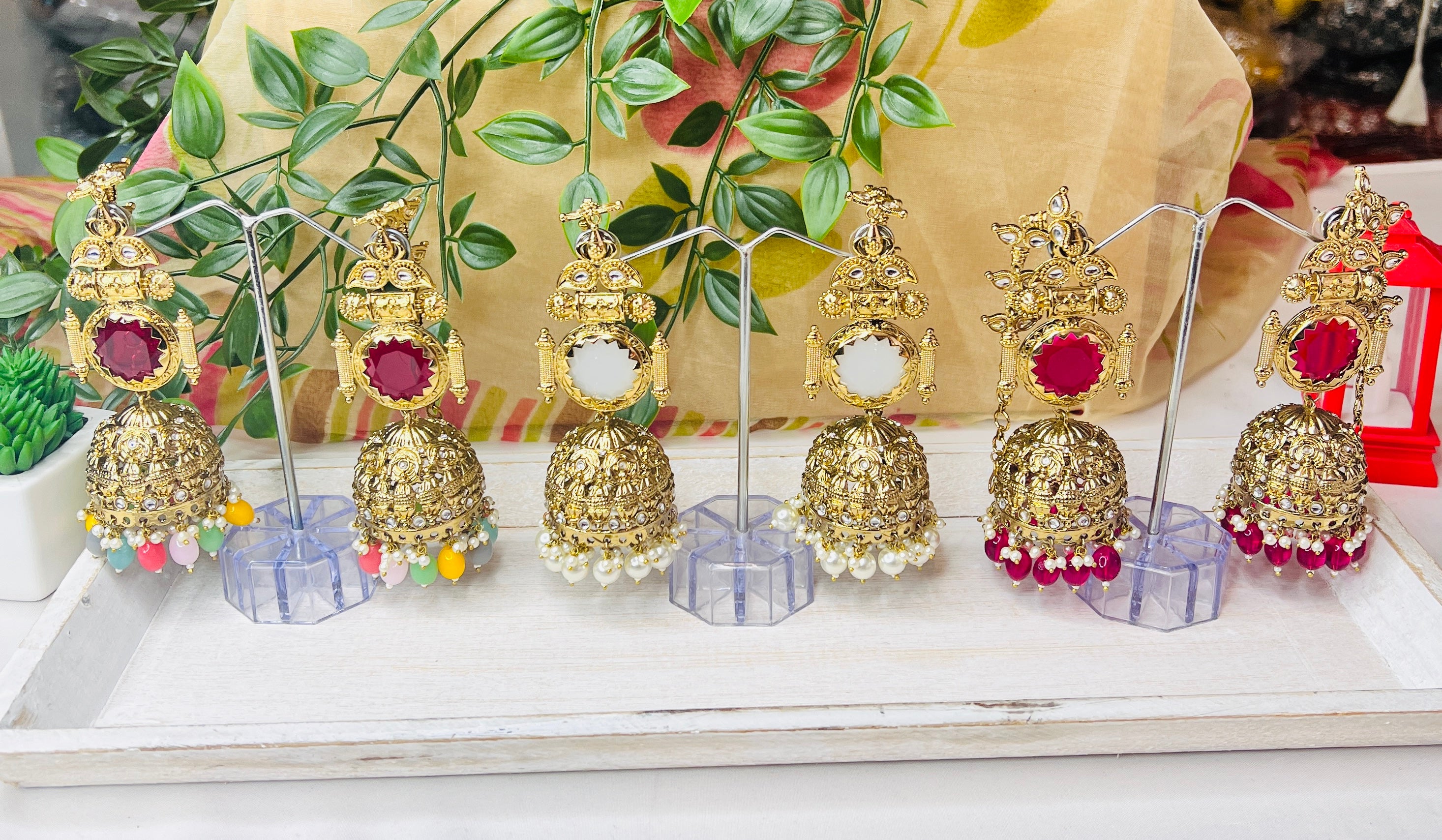 Earings with earings